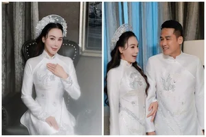 Ho Quynh Huong’s Elegant Ao Dai Fitting for Her Special Day: Traditional Bridal Inspiration - image 3