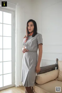 Elegant Professional Style: Xiao Shan in A Flight Attendant's Afternoon by IESS - image 6