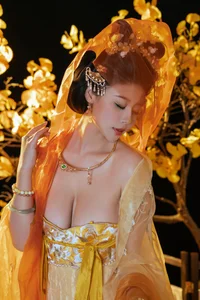 Elegant Golden Moon Cosplay: Nai Xi Jiang Nice in Traditional Chinese Inspired Fantasy Photo Series (91P) - image 23
