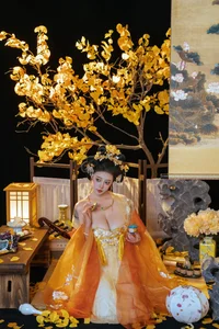 Elegant Golden Moon Cosplay: Nai Xi Jiang Nice in Traditional Chinese Inspired Fantasy Photo Series (91P) - image 31