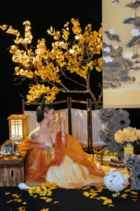 Elegant Golden Moon Cosplay: Nai Xi Jiang Nice in Traditional Chinese Inspired Fantasy Photo Series (91P) - image 17