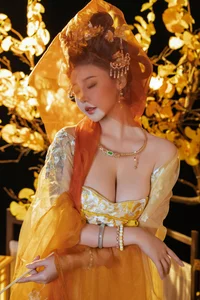 Elegant Golden Moon Cosplay: Nai Xi Jiang Nice in Traditional Chinese Inspired Fantasy Photo Series (91P) - image 13