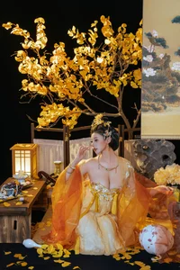 Elegant Golden Moon Cosplay: Nai Xi Jiang Nice in Traditional Chinese Inspired Fantasy Photo Series (91P) - image 2