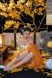 Elegant Golden Moon Cosplay: Nai Xi Jiang Nice in Traditional Chinese Inspired Fantasy Photo Series (91P) - image 25