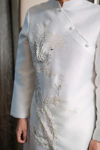 Vietnamese Singer Hồ Quỳnh Hương Showcases Elegant Traditional Wedding Ao Dai Collection - image 4