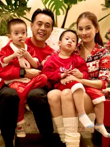 Vietnamese Celebrities Share Glimpses of Glamorous and Heartwarming Christmas 2023 Celebrations - image 8