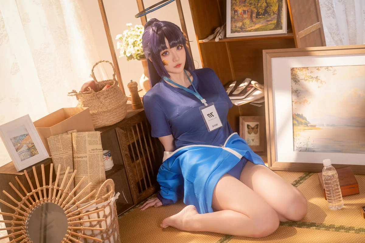 Blue Archive Hayase Yuuka Gym Suit Cosplay by Hoshilily Xing Zhi Chi Chi - Exclusive 70P Photo Set and Video