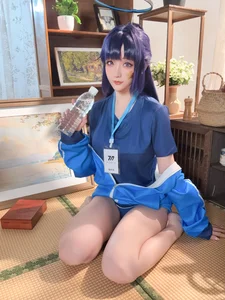 Blue Archive Hayase Yuuka Gym Suit Cosplay by Hoshilily Xing Zhi Chi Chi - Exclusive 70P Photo Set and Video - image 2