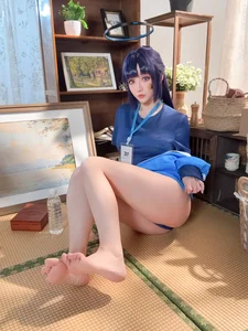 Blue Archive Hayase Yuuka Gym Suit Cosplay by Hoshilily Xing Zhi Chi Chi - Exclusive 70P Photo Set and Video - image 15