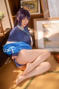 Blue Archive Hayase Yuuka Gym Suit Cosplay by Hoshilily Xing Zhi Chi Chi - Exclusive 70P Photo Set and Video - image 17