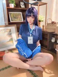 Blue Archive Hayase Yuuka Gym Suit Cosplay by Hoshilily Xing Zhi Chi Chi - Exclusive 70P Photo Set and Video - image 5