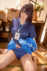 Blue Archive Hayase Yuuka Gym Suit Cosplay by Hoshilily Xing Zhi Chi Chi - Exclusive 70P Photo Set and Video - image 11