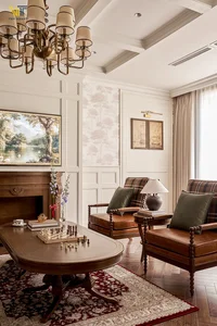Luxury Villa Living Room Design: Elegant and Emotionally Resonant Spaces - image 0