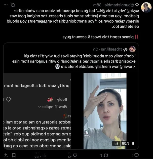 Influencer Exposes Hotel Hookup With Famous Idol in Deleted Video