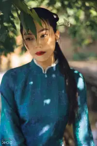 Helly Tống Evokes Nostalgia: Modernized Ao Dai Beauty and Vietnamese Grace Amidst Nature - image 2