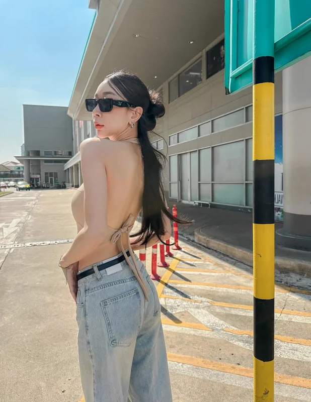 Thai Social Media Influencer Sparks Viral Debate with Bold Street Food BBQ Appearance