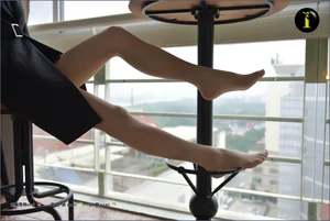 IESS 019 Xiao Liu: Classic Shiny Nude Silk Stockings Part 2 - image 26