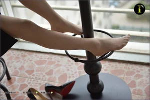 IESS 019 Xiao Liu: Classic Shiny Nude Silk Stockings Part 2 - image 46