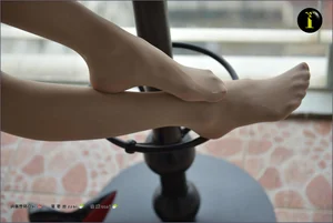 IESS 019 Xiao Liu: Classic Shiny Nude Silk Stockings Part 2 - image 6