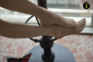 IESS 019 Xiao Liu: Classic Shiny Nude Silk Stockings Part 2 - image 4