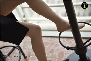 IESS 019 Xiao Liu: Classic Shiny Nude Silk Stockings Part 2 - image 7