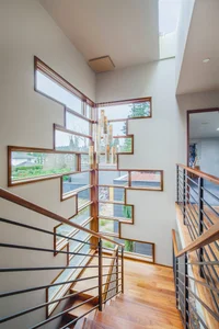 15+ Unique Staircase Skylight and Glass Block Design Ideas - image 4