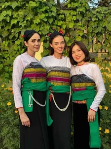 Dianka Zakhidova Celebrates Tet in Traditional Muong Costume - image 2