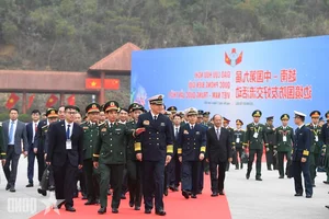 Official Welcoming Ceremony for Chinese Defense Minister Dong Jun in Vietnam - image 12