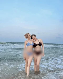 Hot Girls Xoai Non and Wilson Nhat Anh Turn Up the Heat on Beach Vacation - image 0