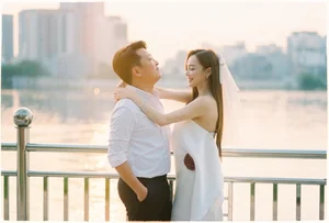 Nha Phuong and Truong Giang Reveal Son's Face on Valentine's Day - image 2