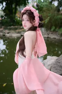 Graceful Vietnamese Beauty: A Modern Traditional Muse in a Serene Setting - image 3