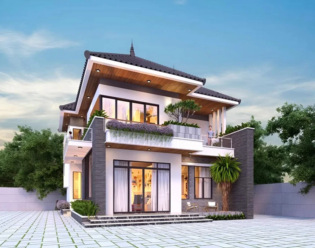Top 10 Beautiful Two-Story Japanese Roof House Designs for 2024
