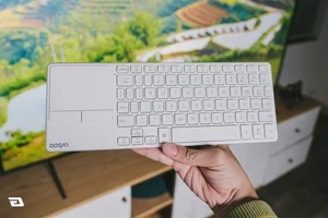 Affordable Slim Keyboard with Integrated Trackpad for Minimalist Setups - image 2