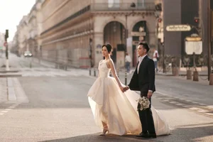 Runner-up Phuong Anh and Businessman Husband Reveal Dreamy Wedding Photos in France - image 5