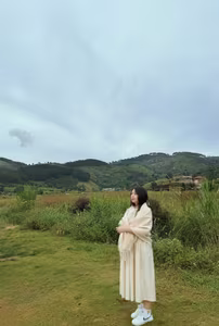VGU No.155: Radiant Smile & Elegant Beauty Amidst Serene Natural Landscape - image 3