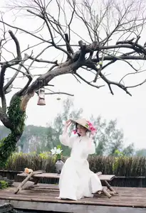 Elegant Vietnamese Beauty with Flowers - image 3