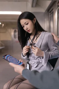 Yu Zi Jiang Fish XiuRen Hypnotic Subway Part 01 - 61P High Res - image 23