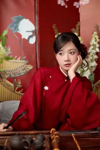 Timeless Elegance in Crimson Red Style - image 2