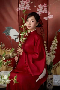 Timeless Elegance in Crimson Red Style - image 6