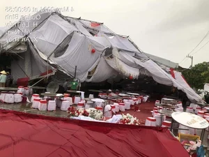 Wedding Tent Collapse Sparks Social Media Debate Over Superstitions - image 2