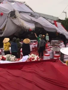 Wedding Tent Collapse Sparks Social Media Debate Over Superstitions - image 1