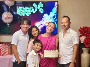 Runner-Up Thanh Tu Delights Fans with Rare Photos of Her Two Children - image 3