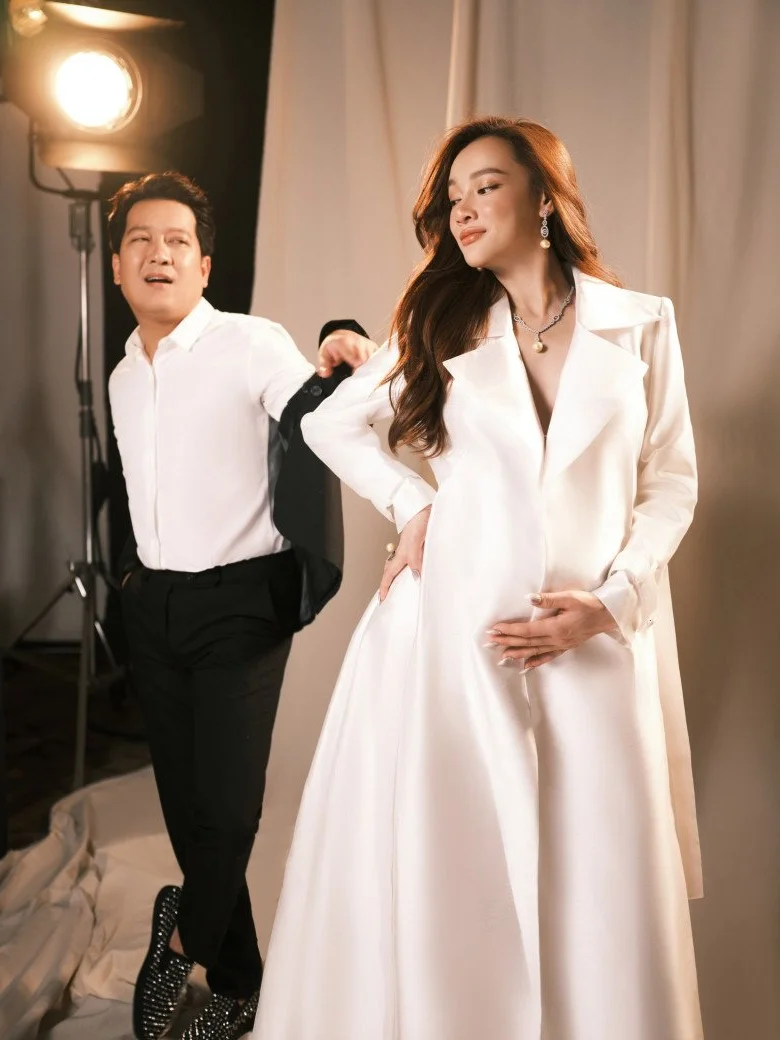 Nhã Phương Radiates Elegance and Charm in Her Final Month of Pregnancy