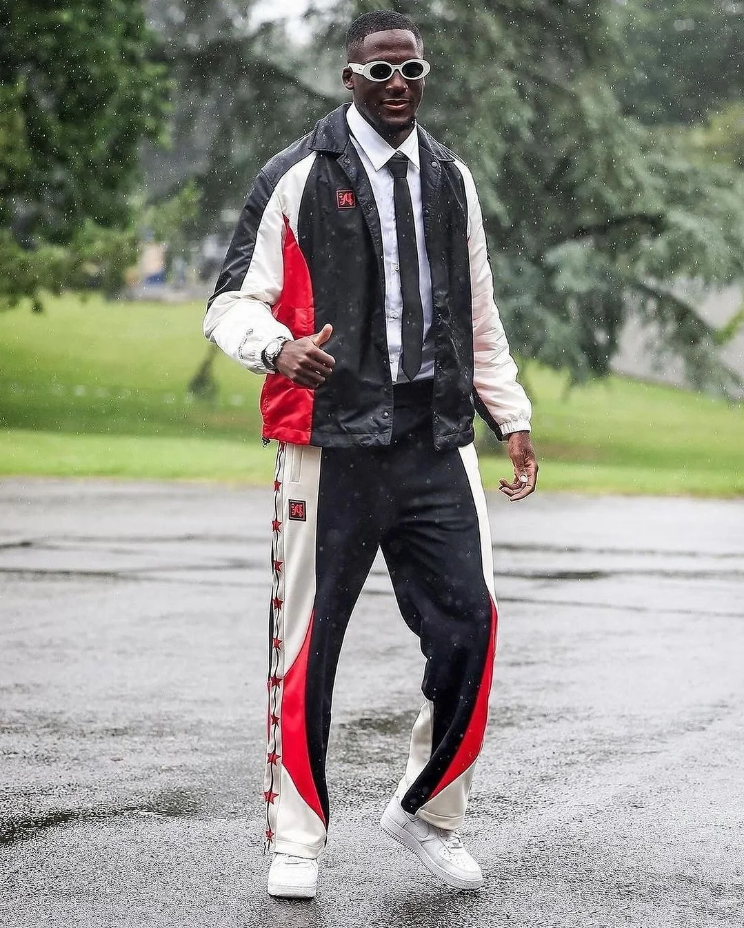 French National Team Stars Showcase Elite Fashion at Clairefontaine