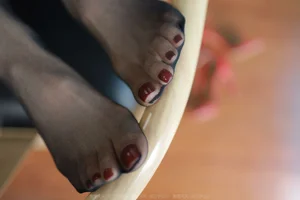 Mei Zi - Red High Heels Under the Chair IESS Collection - image 64