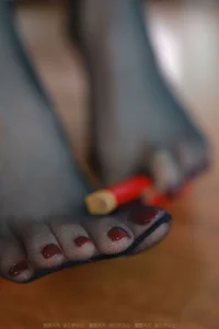 Mei Zi - Red High Heels Under the Chair IESS Collection - image 80
