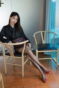 Mei Zi - Red High Heels Under the Chair IESS Collection - image 46