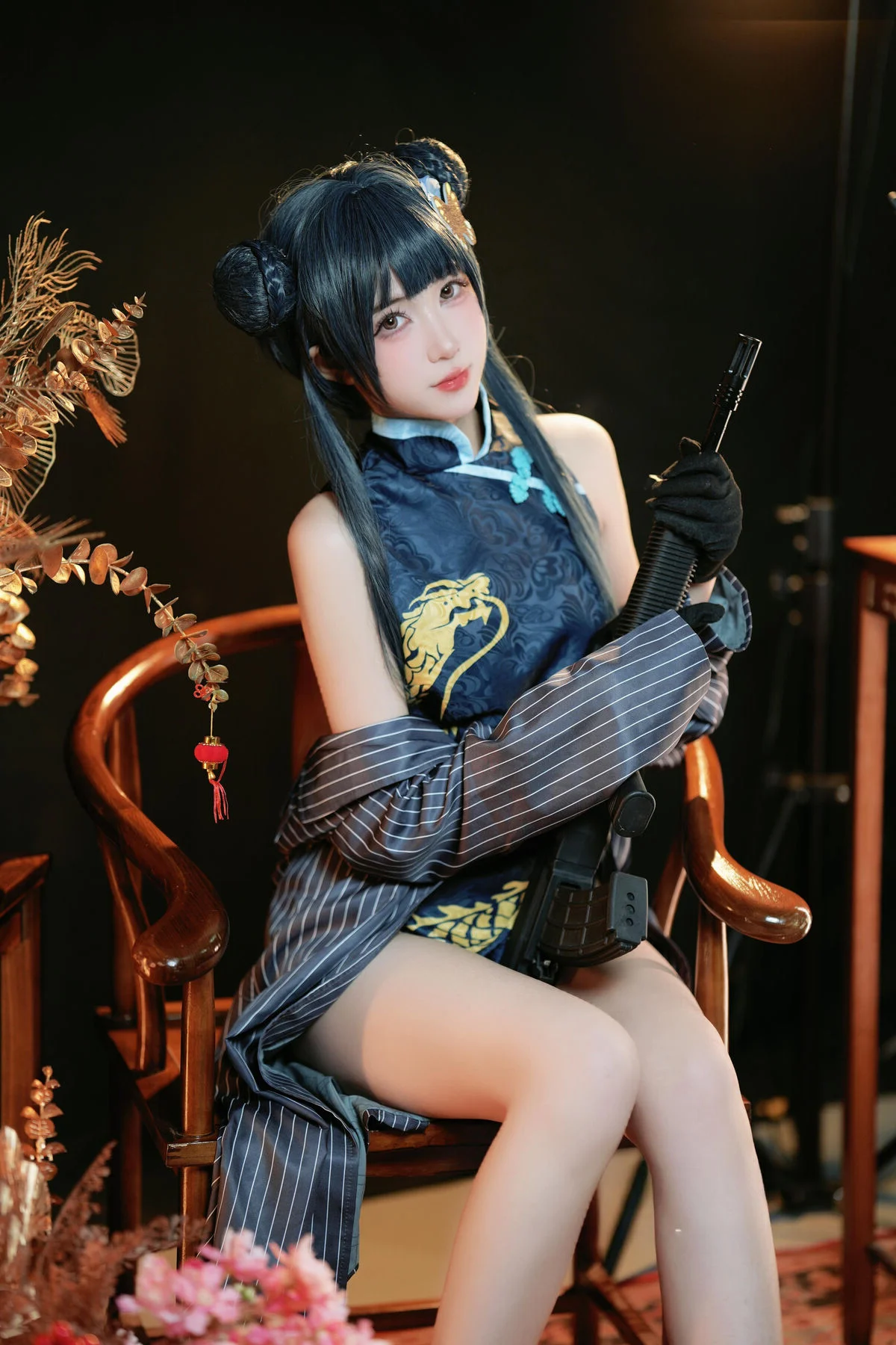 Stunning Ryuuge Kisaki Cosplay by Gong Ben Sakura – Blue Archive Shanhaijing President Photo Collection