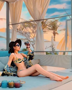 Lê Âu Ngân Anh Embraces Motherhood with Stunning Maternity Bikini Shoot - image 0