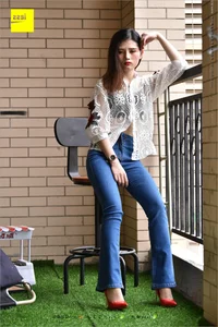IESS 224: Guang Yan in Casual Jeans and Red Heels - image 61